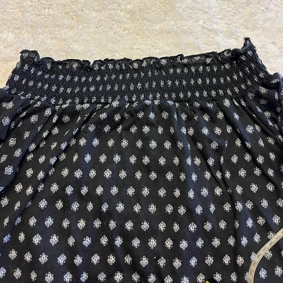 Bobbi Brooks Boho Off the Shoulder Blouse w/ Tie Sleeves - Picture 7 of 9